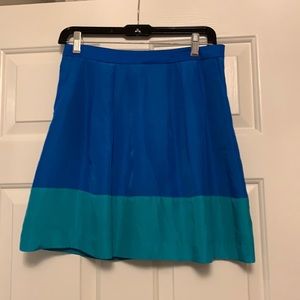 Blue and teal skirt